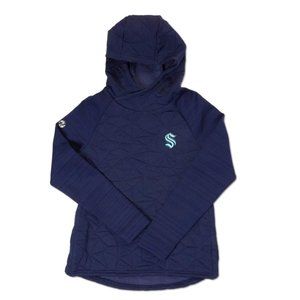 SEATTLE KRAKEN LADIES BAILEY PULLOVER Navy Small NWT